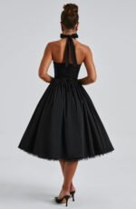 Venice - Vestito midi con corsetto allacciato - immagine 7