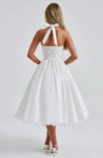 Venice - Vestito midi con corsetto allacciato - immagine 12