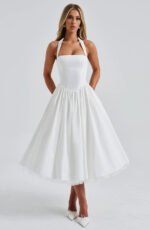 Venice - Vestito midi con corsetto allacciato - immagine 10