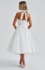 Venice - Vestito midi con corsetto allacciato - immagine 11